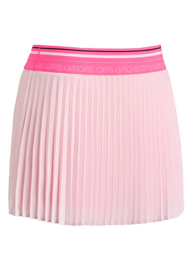 G/FORE Women's Micropleat Stretch Woven Highwaisted 15" Skort - Blush