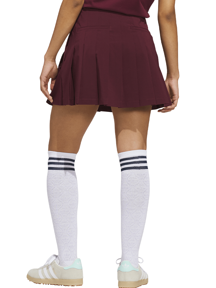 adidas Originals Women's Pleated Skort - Maroon