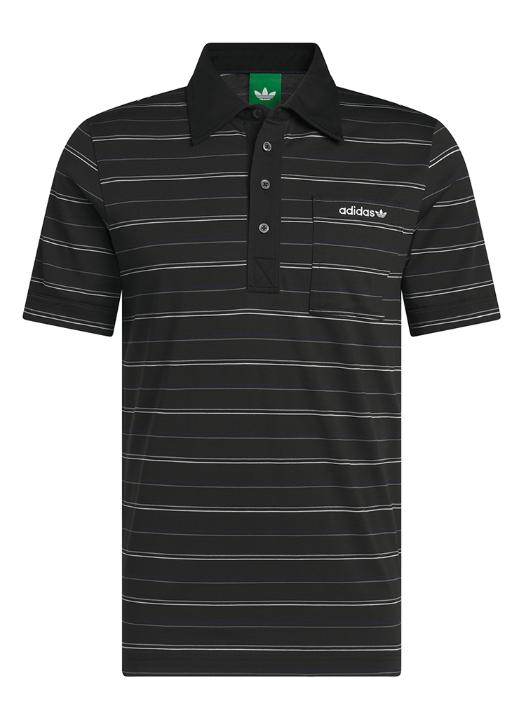 adidas Originals Archive Stripe Polo - Black