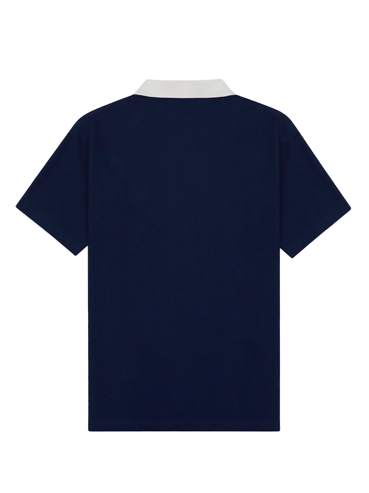 Walker Golf Things Kooka Two-Tone Polo - Navy/White