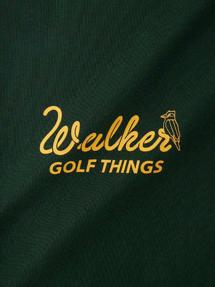 Walker Golf Things Cursive T-Shirt - Forest