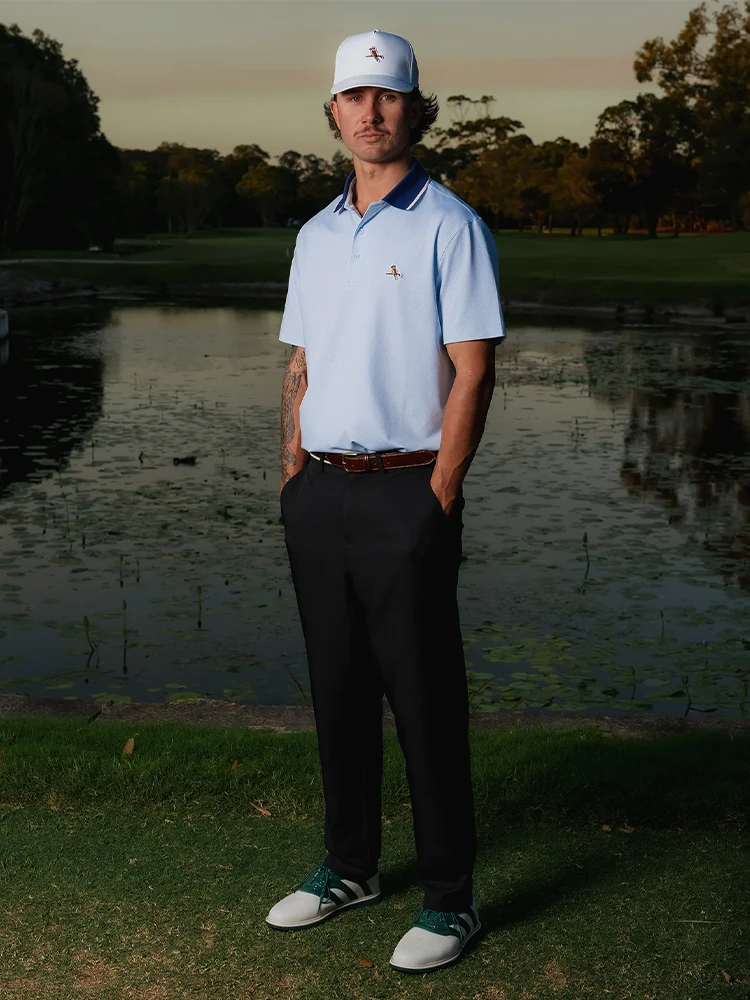 Walker Golf Things Members Polo - Sky