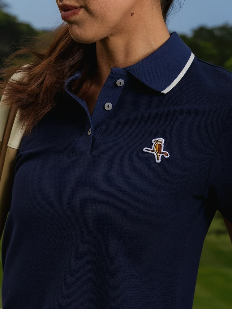 Walker Golf Things Womens Kooka Polo - Navy/Blue