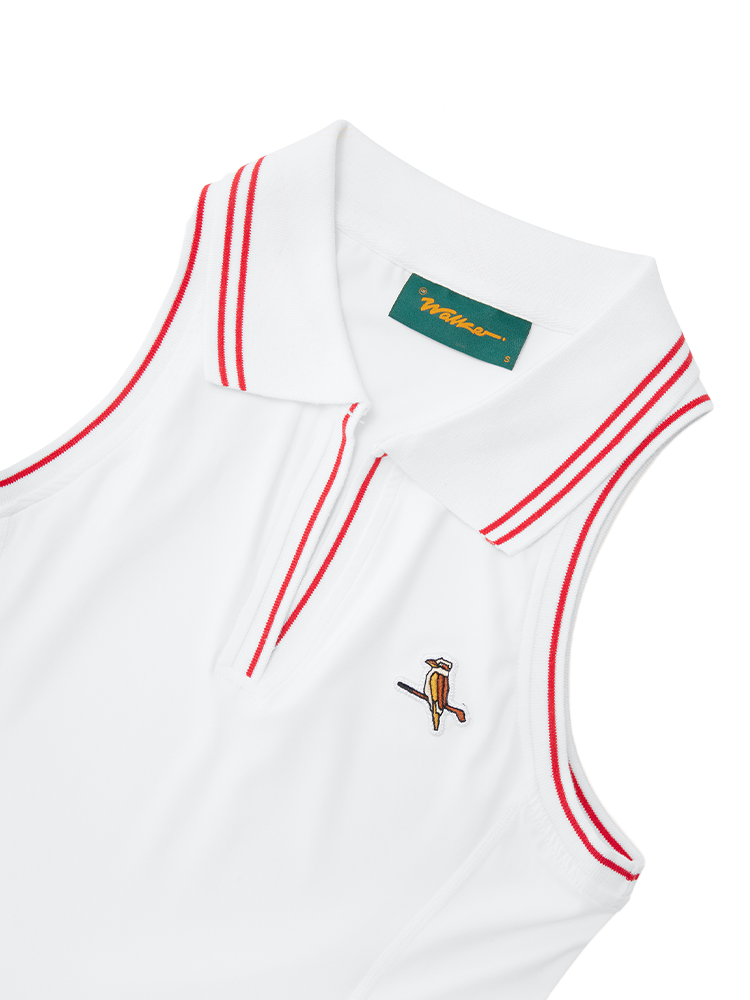 Walker Golf Things Women's Fairway Dress - White/Red