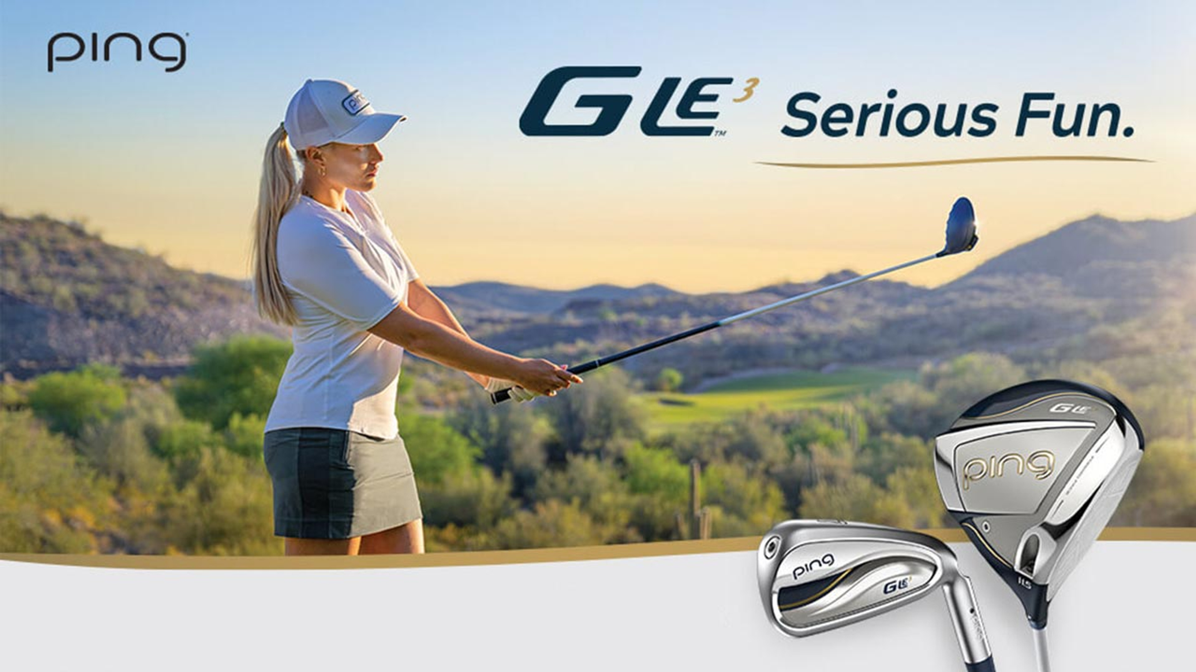 PING GLe3 Drivers, Fairways, Hybrids, Irons and Putters