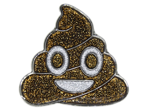 Navika Glitzy Emoji Oh $h!t Ball Marker