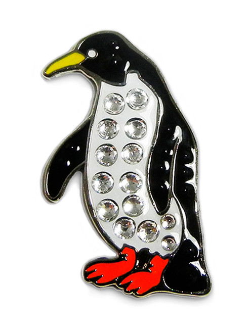 Navika Swarovski Crystal Penguin Marker