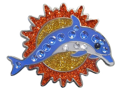 Navika Swarovski Crystal Dolphin Marker