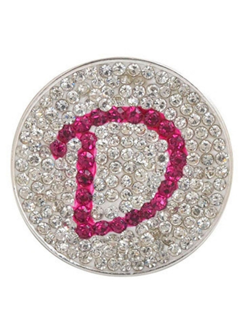 Navika Micro Pave Crystal Initial D Marker