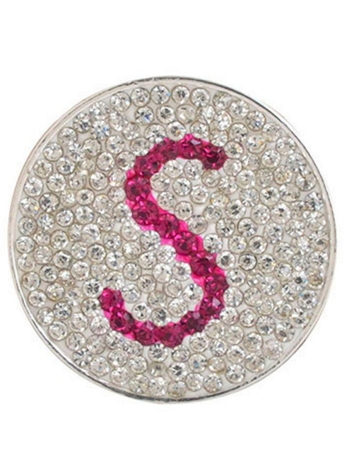 Navika Micro Pave Crystal Initial S Marker