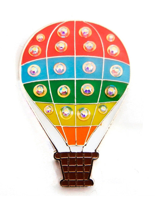 Navika Swarovski Crystal Hot Air Balloon Marker