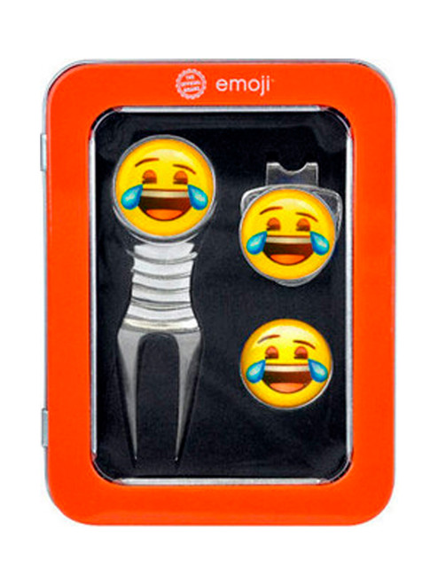 Emoji Divot Tool Gift Set Laughing