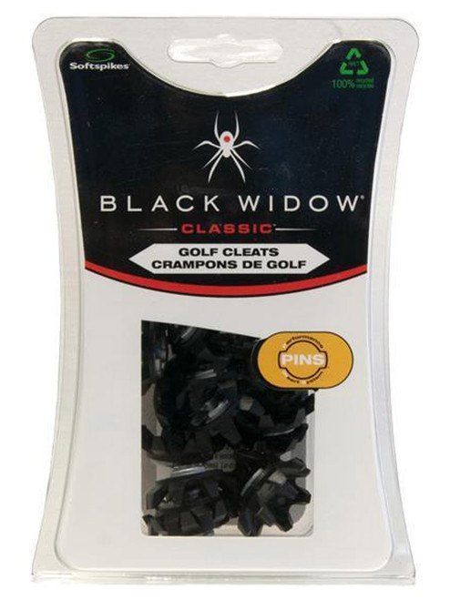 SoftSpikes Black Widow Golf Cleats Pins