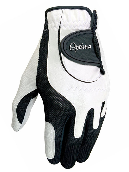 Optima Future Star Junior Golf Glove - White/Black