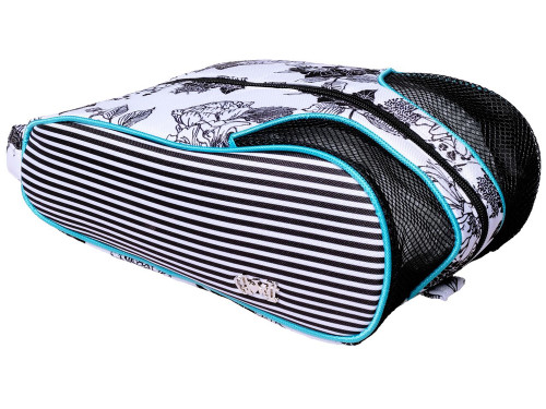 Glove It Shoebag - Black & White Rose