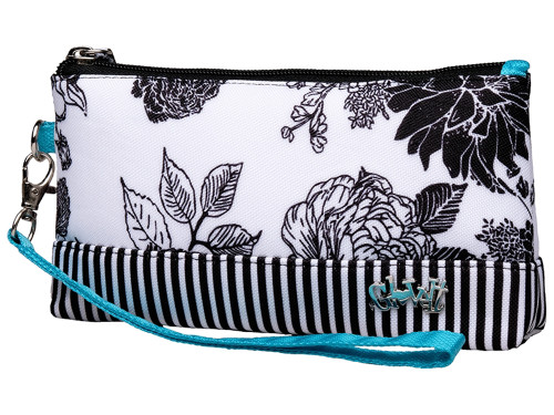 Glove It Wristlet Black & White Rose