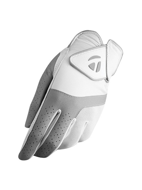 TaylorMade Kalea Ladies Golf Glove - White/Grey TaylorMade Kalea Ladies Golf Glove - White/Grey