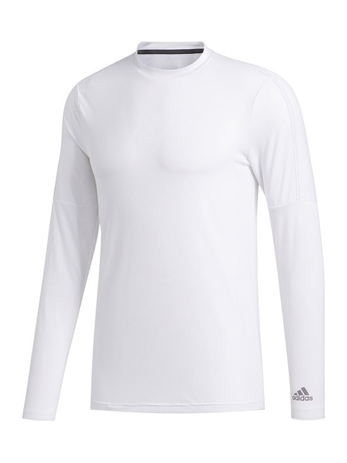 Adidas Sport UPF Crew Base Top - White