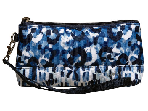 Glove It Wristlet - Blue Leopard