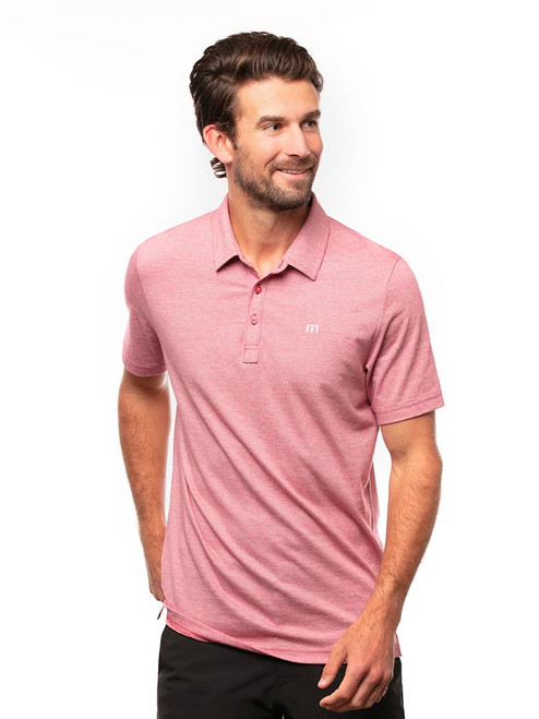 TravisMathew The Zinna Polo - Heather Cardinal