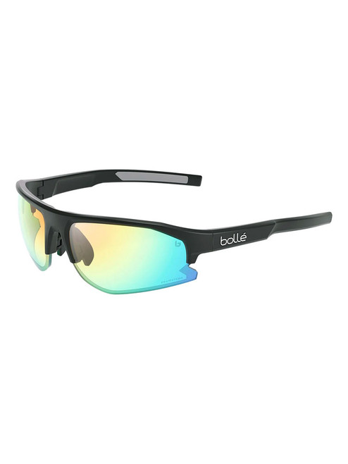 Bolle Bolt 2.0 Sunglasses - Black Matte w/ Phantom Clear Green Photochromic
