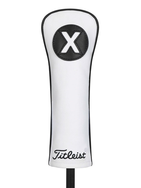 Titleist Leather Hybrid Cover - White