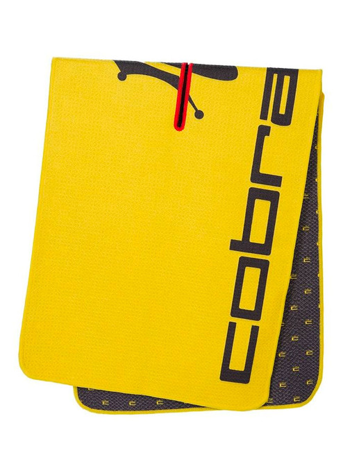 Cobra Crown C Players Towel - Black/Yellow