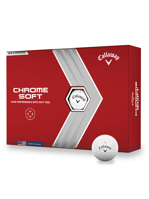 Callaway Chrome Soft Golf Balls - 1 Dozen White 2022
