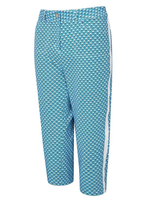 Ping Women's Verity Printed Crop Trousers - Horizon Multi