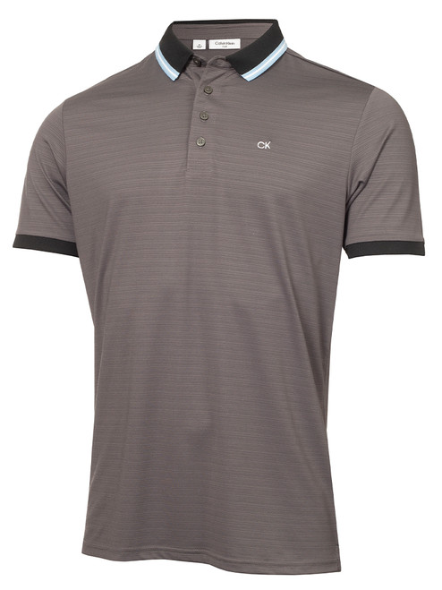 Calvin Klein Performance Times Square Polo Shirt - Charcoal