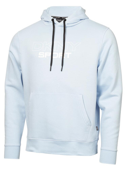 DKNY Sport Large Logo Hoodie - Pale Blue