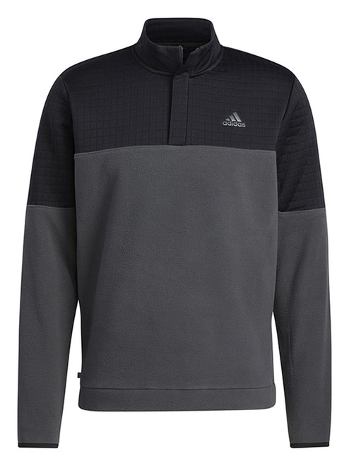 adidas DWR Colourblock 1/4-Zip Pullover - Black/Grey Six
