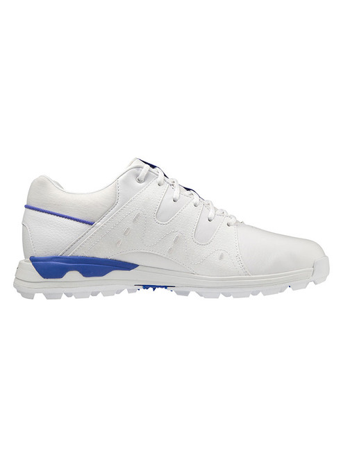 Mizuno Wave Hazard Pro Golf Shoes - White/Blue