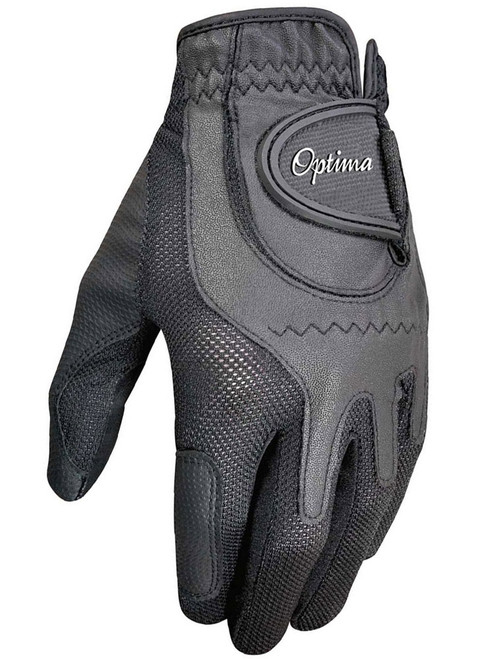 Optima Soft Feel Golf Glove Black