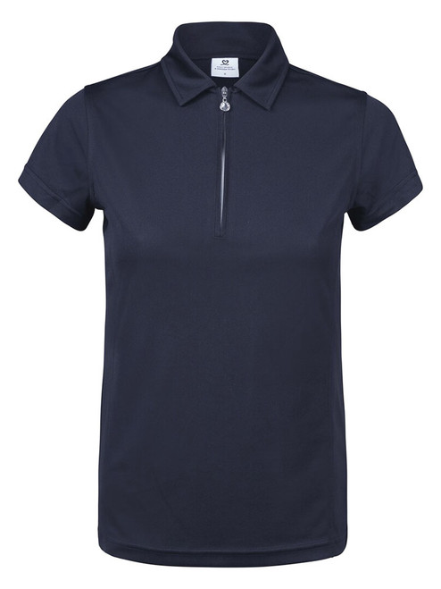 Daily Sports W Macy Short Sleeve Polo - Navy