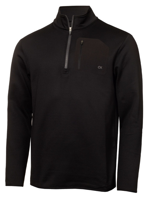 Calvin Klein Delta Half-Zip Mid Layer - Black