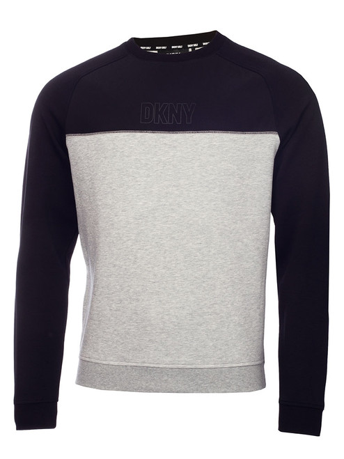 DKNY Golf Ice Pack Sweatshirt - Silver Marl