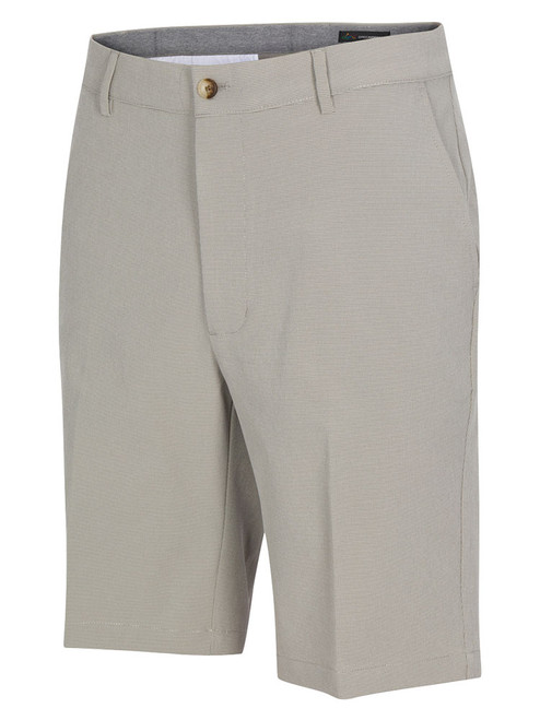 Greg Norman Classic Mini Check Short - Sandstone