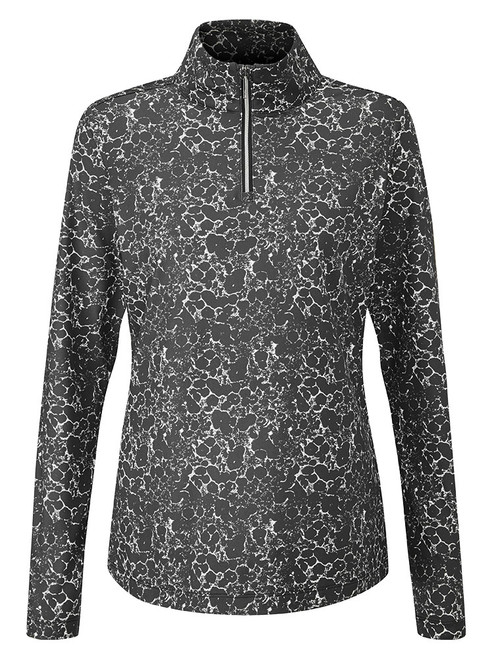 Ping Women's Lois Printed Long Sleeve Polo - Black Multi