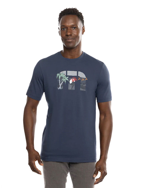 TravisMathew Cart Race T-Shirt - Mood Indigo