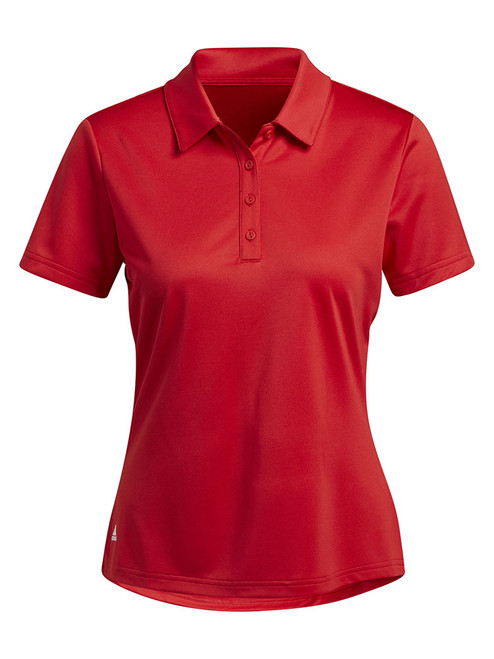 adidas Women's Performance Primegreen Polo Shirt - Colligate Red