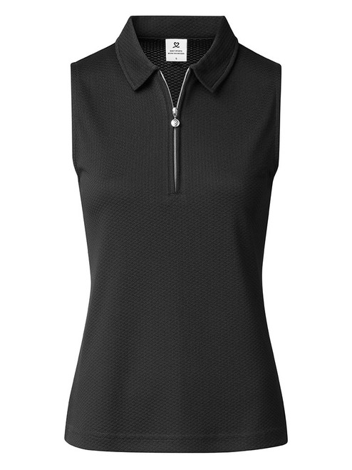 Daily Sports W Peoria Sleeveless Polo Shirt - Black