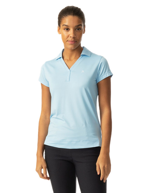 Daily Sports W Anzio Cap Sleeve Polo - Skylight