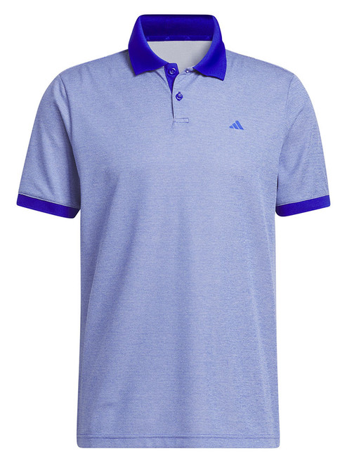adidas Ultimate365 No-Show Golf Polo Shirt - Lucid Blue