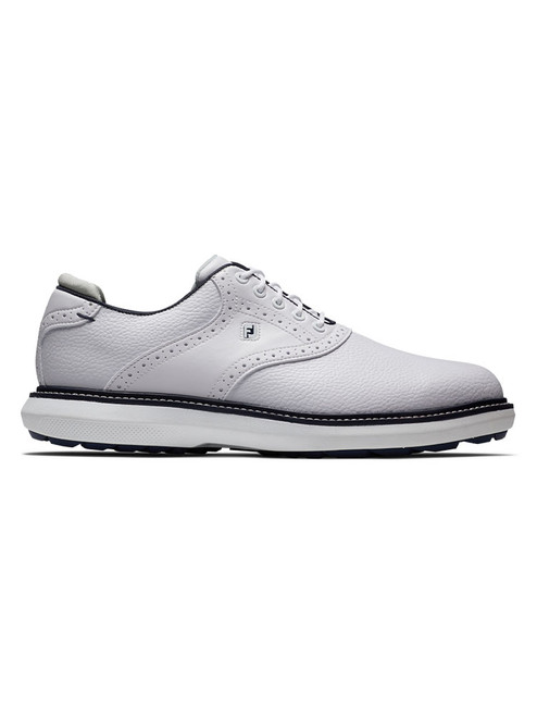 FootJoy Traditions Spikeless Golf Shoes - White