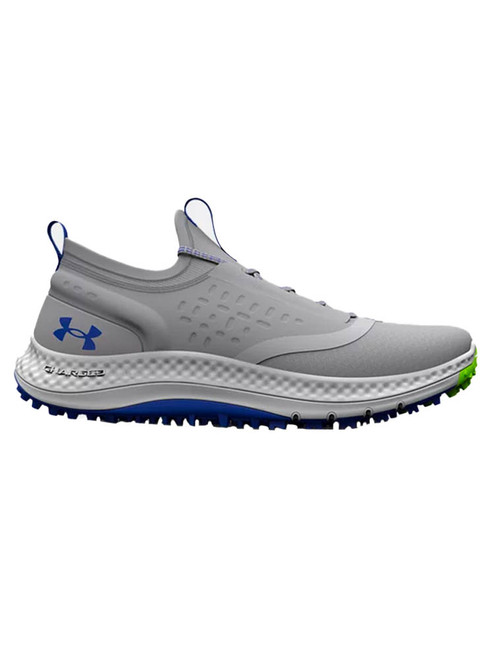 Under Armour Youth Charged Phantom SL Golf Shoes - Mod Grey/Royal