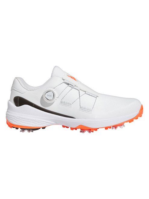 adidas ZG23 BOA Lightstrike Golf Shoes - Ftwr White/Core Black/Semi Solar Red