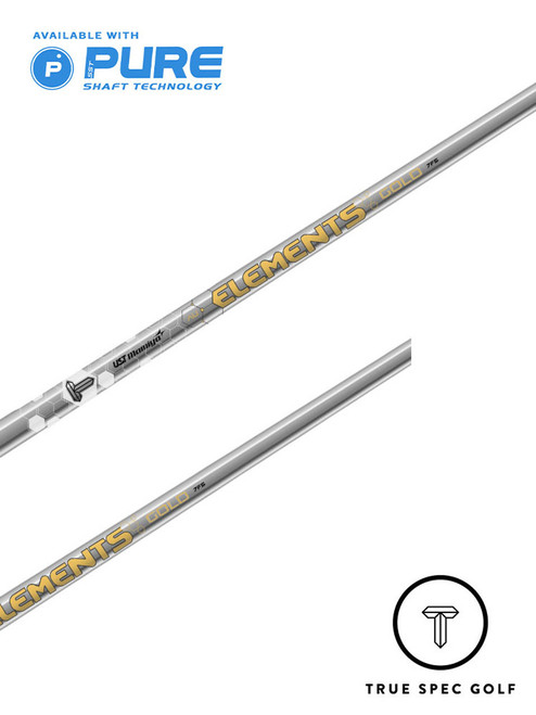 UST Mamiya Elements Gold engineered by True Spec Golf Shaft UST Mamiya Elements Gold engineered by True Spec Golf Shaft