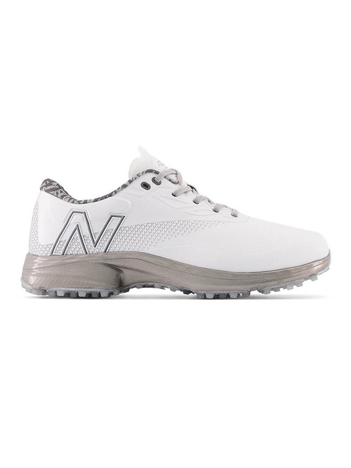 New Balance Fresh Foam X Defender SL (2E) Golf Shoes - White/Grey