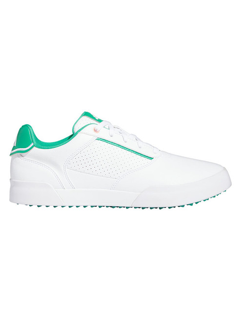 adidas Retrocross Spikeless Golf Shoes - Ftwr White/Court Green/Ftwr White